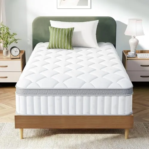 GAESTE Twin 10" Hybrid Cooling Mattress